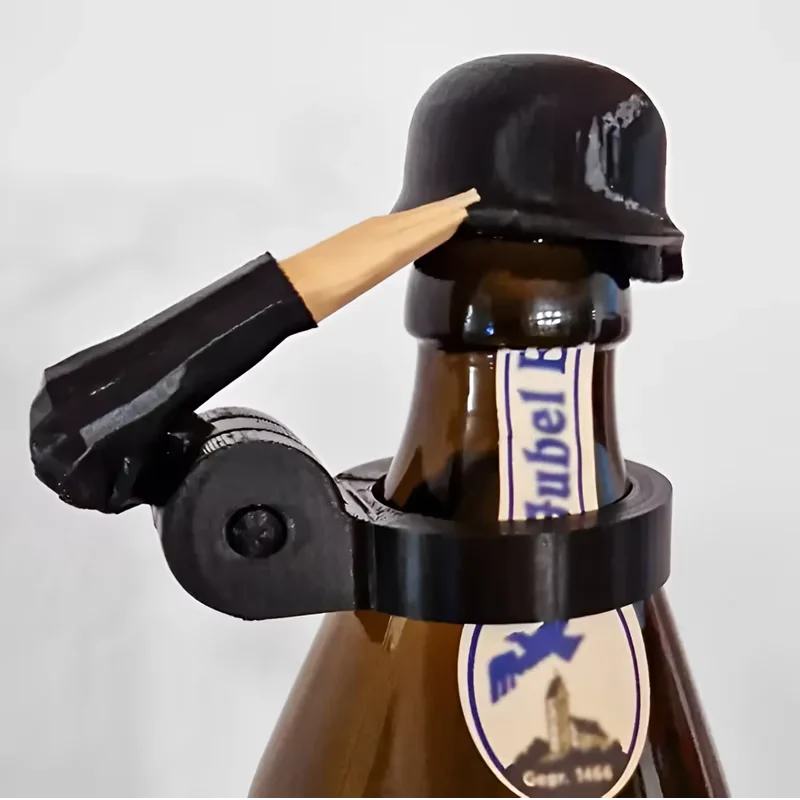 Wine Beer Hat - Divertente Casco per Bottiglia di Birra,