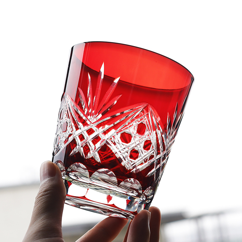 Whisky Beer And Wine - Bicchiere da Whisky in cristallo rosso