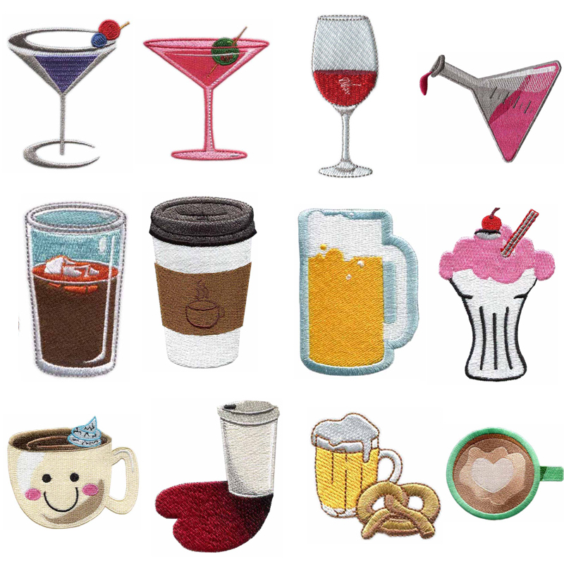 Toppe ricamate termoadesive a  - Wine Beer Hat recensione e prezzo