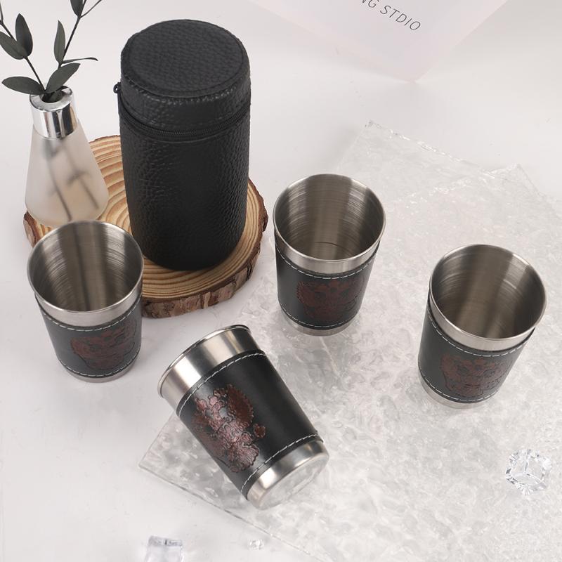 Set di 4 Tazze da Viaggio per  - Whisky Beer And Wine recensione e prezzo