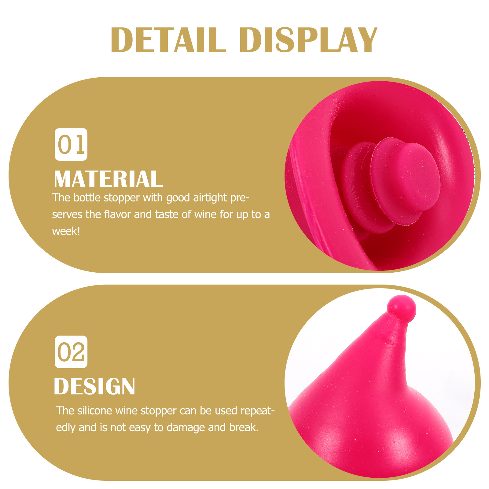 4 tappi in silicone per bottig - Wine Beer Hat recensione e prezzo