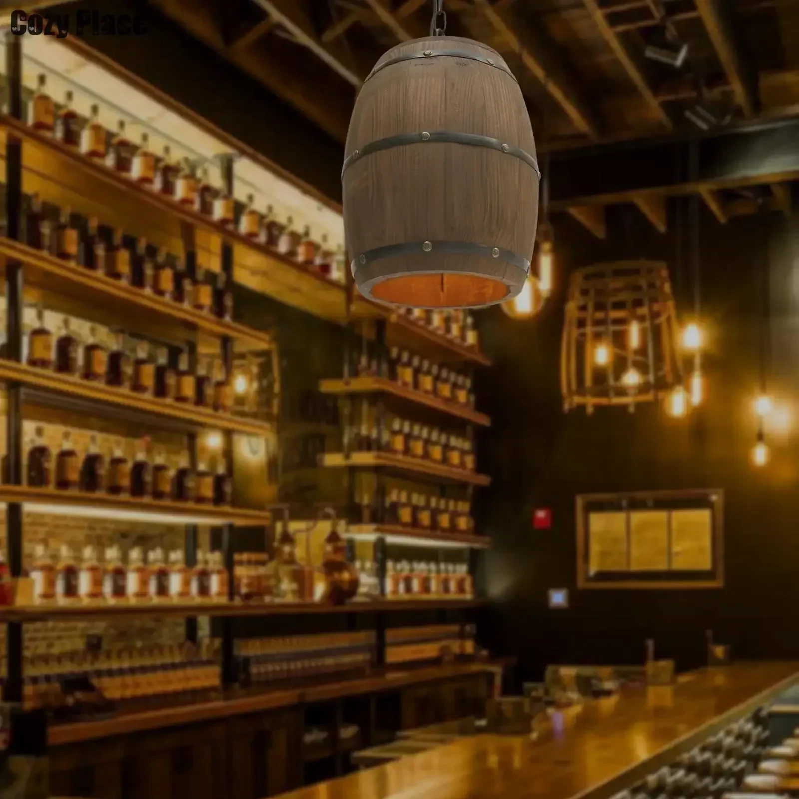 Lampada Rustica Vintage, Lampa - Wine & Beer Guayaquil recensione e prezzo